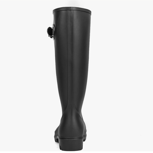 Best Offer...DKSUKO Women's Tall Waterproof Rain Boots Size 8 - Picture 3 of 12
